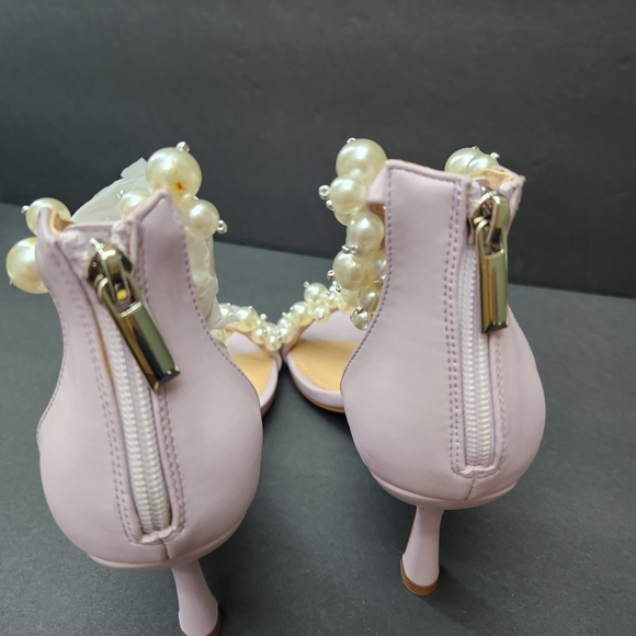 NEW Lauren Lorraine Violet Pearl Heels Size 8.5M - Picture 9 of 14
